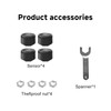 Easesuper RV Tire Pressure Monitoring System, Wireless TPMS with Bluetooth