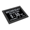 8inch Digital Day Calendar Clock Alarm Reminders Auto Dimming Large