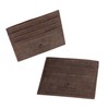 WOODBRIDGE Men's Genuine Leather Credit Card Holder | RFID Blocking