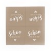 itenga Serviettes Schön dass du da bist 30 x 30
