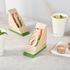 Restaurantware-Sustain 4.8 x 4.8 x 2 Inch Triangular Paper Sandwich