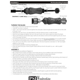 Penn State Industries PKGRIND11 Handy One Handed Peppermill Grinder Mechanism Kit Woodturning Project (1pack)