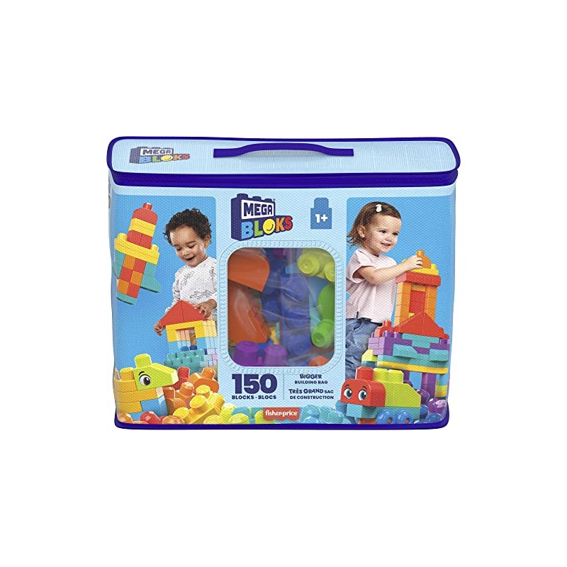 MEGA BLOKS Juego de construcción de bolsa de construcción más