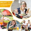 Teenyyou 20 Sets Reusable Snack Containers with Lids & Spoons