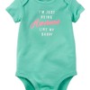 Carters Baby Clothing Outfit Girls Awesome Like Daddy Bodysuit Turquoise