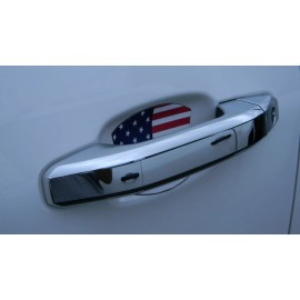 Cupeez US FLAG AUTO ACCESSORY DOOR HANDLE PAINT SCRATCH COVER GUARD FIT ALL 4PK NEW USA