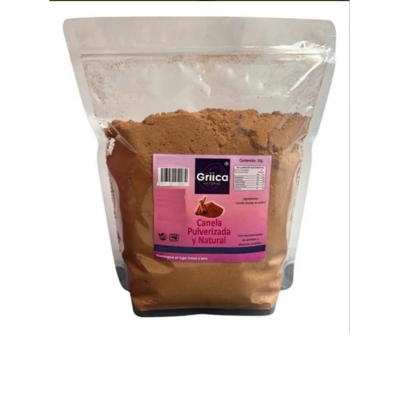 Canela Molida En Polvo 1 Kg 100% Natural Griica