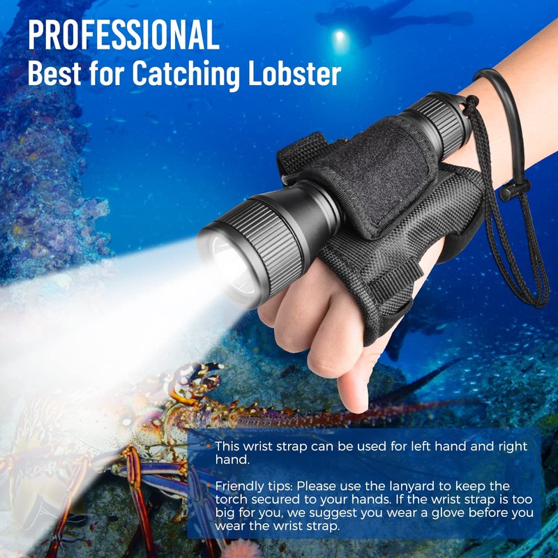 ORCATORCH D550 Dive Light 1000 Lumens Scuba Diving Flashlight 3