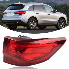 YEQSHNG LED Type Tail Light Assembly Compatible With 2014-2020 Acura MDX Rear Lamp With bulb harness Right Passenger Side Replacement 33500TZ5A02 AC2805103 CAPA