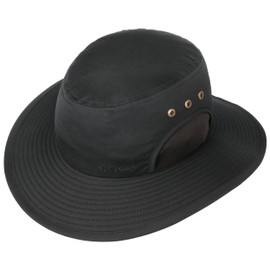 Stetson Sacona Coolmax Outdoor Hat UV Protection Men Women Summer, black