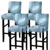 SearchI Bar Stool Covers Set of 4, Stretch Washable Barstool