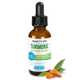 Turmeric Liquid Supplements - Turmeric Curcumin with Black Pepper Extract Bioperine - Highest Potency 800mg - Liquid Turmeric Curcumin Drops - Antioxidant Support Joints - Tumeric Supplements - 2 Oz