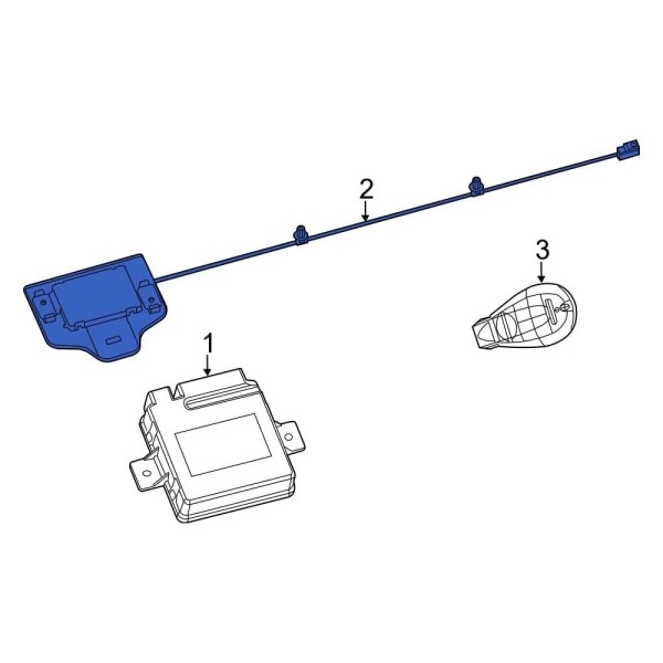 Ram 68144668AD Keyless Entry Antenna