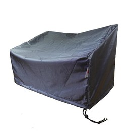 Summerset Shield Gold 2-Layer Polyester Fabric Outdoor Loveseat Cover - Charcoal Grey