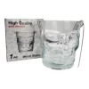 Quality Hielera De Cristal Craneo Calavera Con Pinzas 950ml