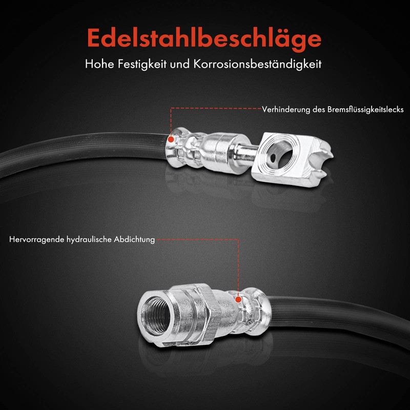 Frankberg 1 x Brake Hose Brake Hoses Rear Right Compatible