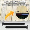 1/4-20 x 2 1/2 Flat Head Trailer Deck Floorboard Thread