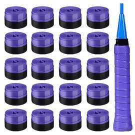 Hantox Grip Tape, Set of 20, Racket Grip Tape, Anti-Slip, Replacement, Sweat Absorbent, For Golf, Baseball, Tennis, Badminton
