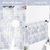 Square Loofah Shower Mat Non Slip: Extra Large 32 x