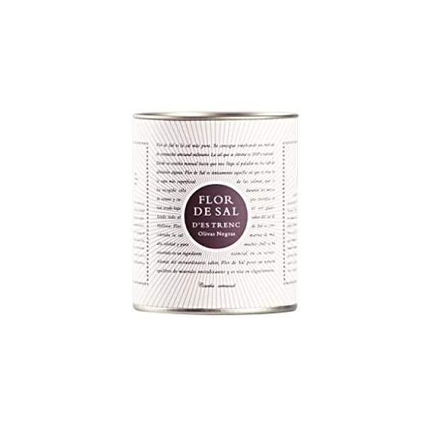 Gusto Mundial Flor de Sal d'es Trenc Olivas Negras 150g