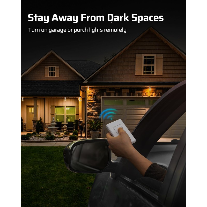 DEWENWILS Remote Control Light Bulb Socket, Wireless Light Switch for