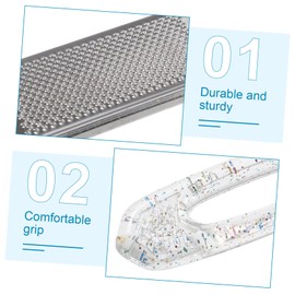 OHPHCALL Handheld Foot Scrubber for Pedicure Foot Care Exfoliator Callus Remover File Tool