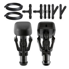AUTOKAY Windshield Washer Nozzle Kit Fits for Ford F-150 2004-2013 Flex Freestyle Taurus X for Mercury Montego Sable for Lincoln Mark LT 2003-2014 RE# 3W7Z-17603-AA 3W7Z17603AA 4F9Z17603AA FC4Z17603B