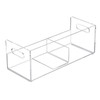 MyGift Modern Premium Clear Acrylic Stackable CD Holder Rack with