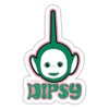 Spreadshirt Teletubbies Dipsy With Glitter Design Stickers, 10 x 10