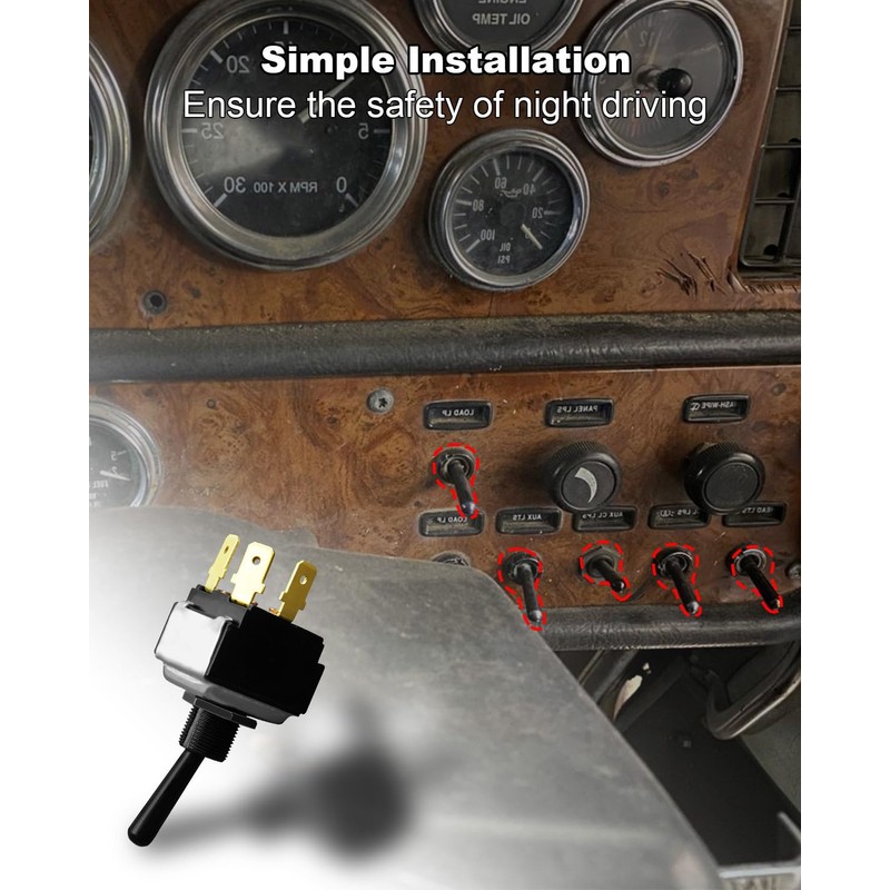 AUGREX Toggle Headlight Switch Fit for Peterbilt 330 357 359
