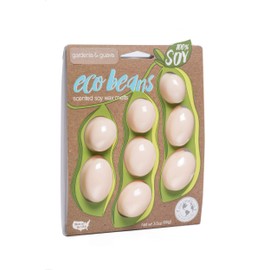 Eco Candle Co. Eco Beans Wax Melts 2-Pack, Gardenia & Guava, 3.5 oz. - Scents of Gardenia, Jasmine, Guava, & Tropical Greens - 100% Soy Wax Fragrance & Essential Oil Blends, Midwest Grown Soybeans