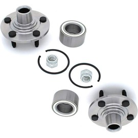 Bode-man Pair 2 Front Wheel Hub and Bearing Assembly Driver and Passenger Side for 1991 1992 1993 1994 1995 Ford Taurus Mercury Sable - Non-ABS