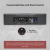 Rockville SS8P 400W 8" Slim Under-Seat Active Subwoofer, High-Level Inputs,
