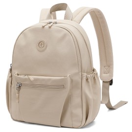 Mini Backpack Women's Small Lightweight Travel Backpack Waterproof Backpacks Casual Daypack for Casual School Travel Hiking Work (Apricot), apricot