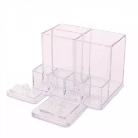 ST-834 화장솜 면봉 립스틱 꽂이세트 ST-834 Cotton Swab Makeup Puff Lipstick Holder Set