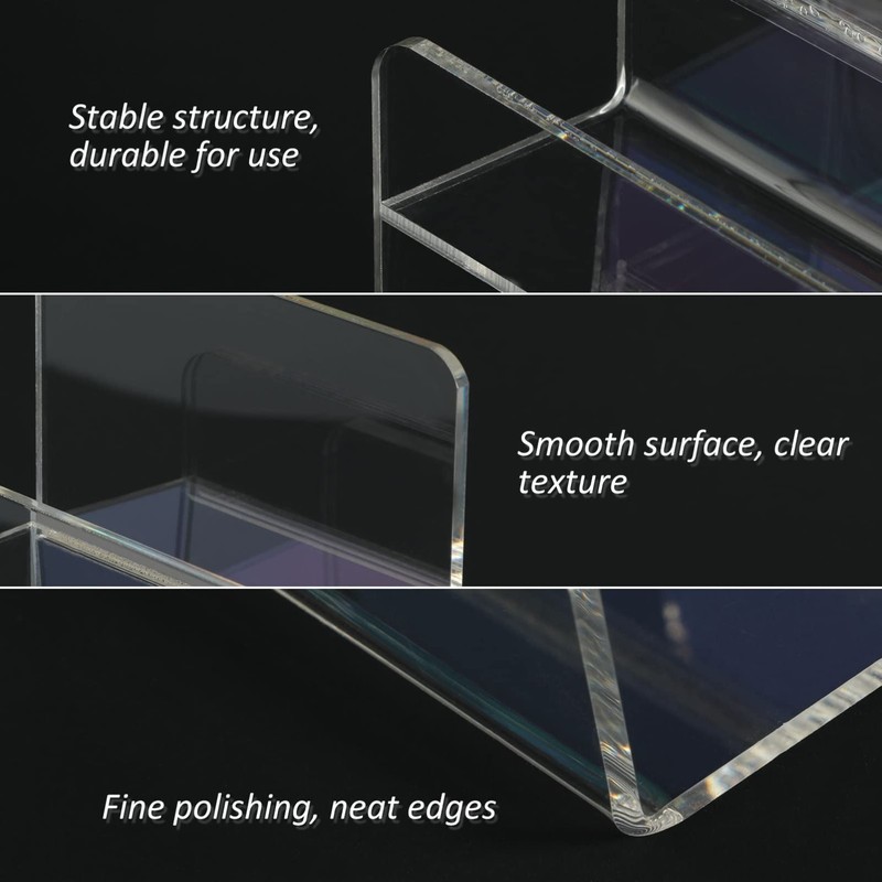 Angoily 1 x Trapezoidal Display Table for Retail Step Shelf