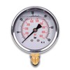 Stainless steel radial pressure gauge D.63 mm with 1/4 glycerine