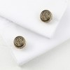 Classic Cufflinks, Men's, Stainless Steel, Gold, Silver, 0.7 inches (19.5