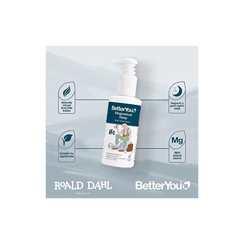 BetterYou Natural Magnesium Sleep Lotion Junior 135ml