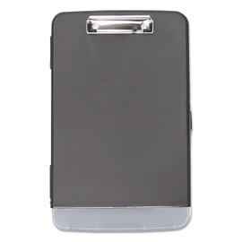 Universal UNV40319 1/2 in. Capacity 8-1/2 in. x 11 in. Storage Clipboard with Pen Compartment - Black