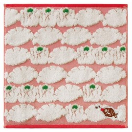 Prairie Dog Meets Jacquard Handkerchief GuuGuu Series MSJG-706 Dumplings VS Shumai