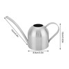 500ml Stainless Steel Indoor Outdoor Watering Can Garden Plant Flower