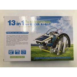 Green Energy 13 In 1 Educational Solar Robot Kit, CRAB, DOG, BEETLE, SPEEDSTER, ZOMBIE NOB