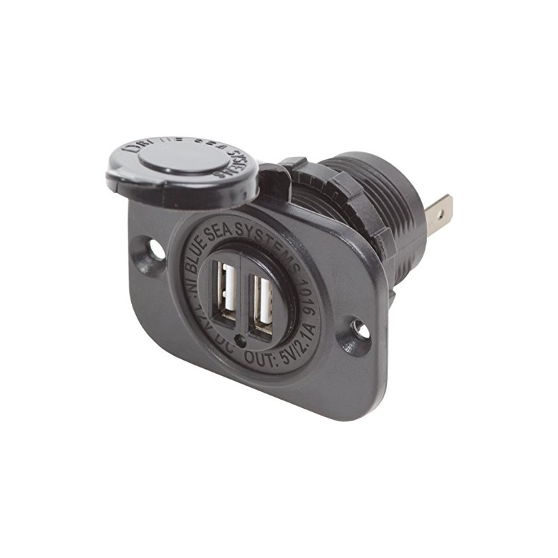 Blue Sea Systems 1016001 12V Dual USB Charger Socket