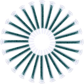 PAGOW 25Pcs 3.3 Inch Epoxy Mixing Nozzle Adhesive Cartridges Gun Applicator Static Mixer Tip for 50ml/1.7oz (1:1/1:2ratio) 16 Element