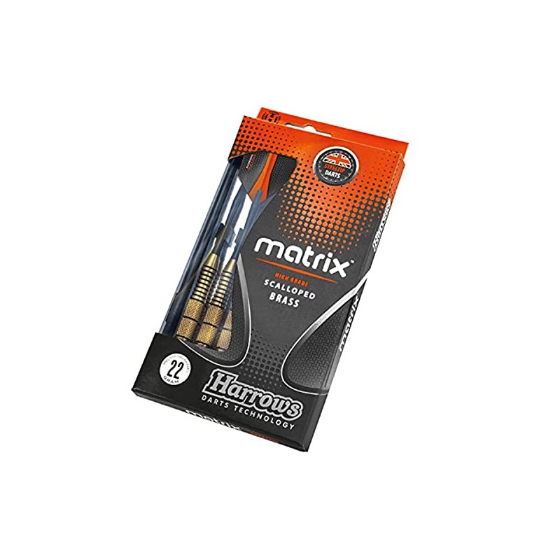 Harrows Matrix Top Steeltip Brass Dart, 26g
