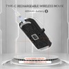 UrChoiceLtd T900 Kabellose Bluetooth-Maus, Multi-Device Slim Cordless Mouse (Dual-Mode: BT