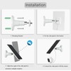 4-Pack 5W Solar Panels for Security Cameras with 360° Adjustable