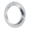 Lens Adaptor for M42 Lenses Suitable for Pentax Cameras Chrome-Plated