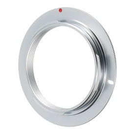 Lens Adaptor for M42 Lenses Suitable for Pentax Cameras Chrome-Plated Brass